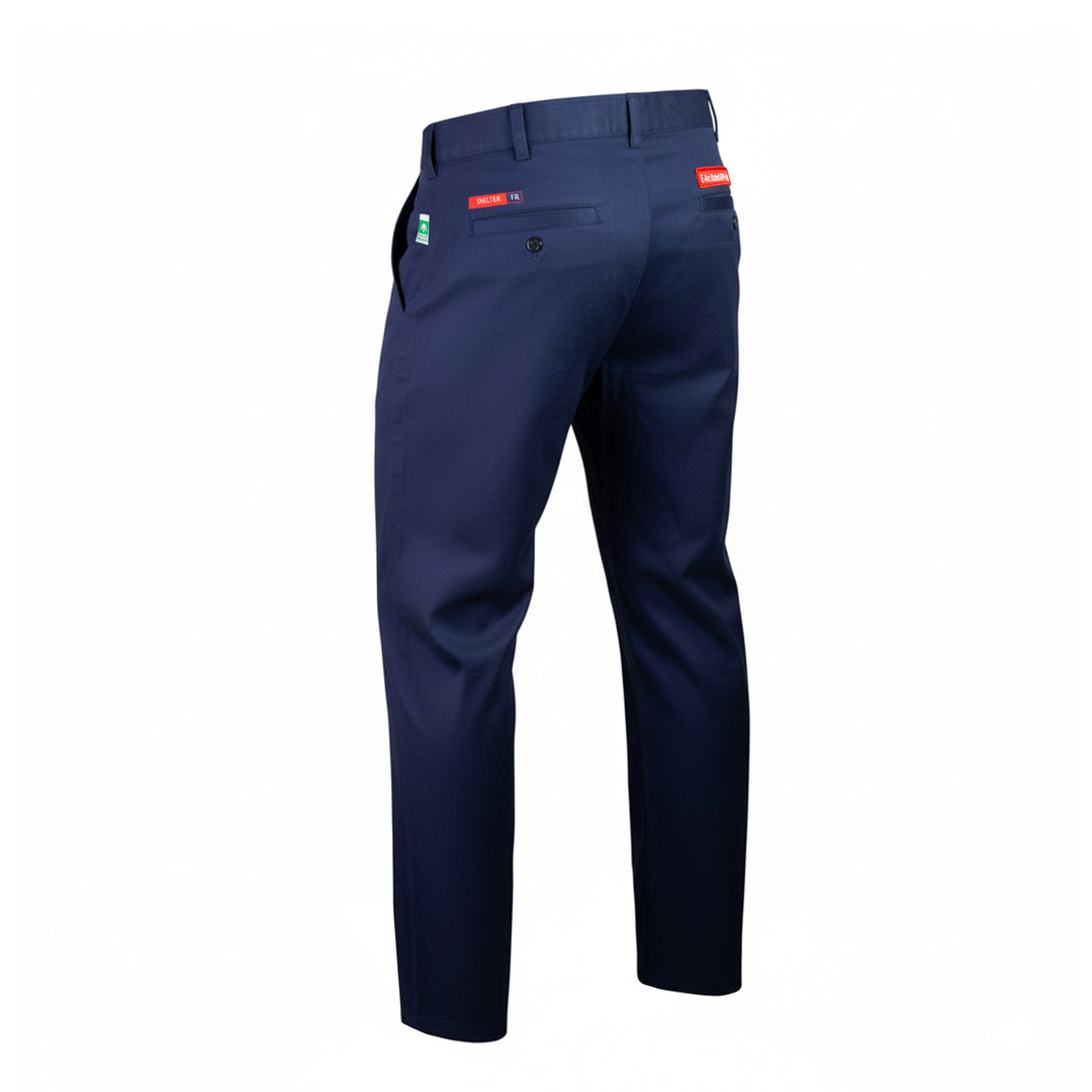Shelter Panda 201 FR 4 CAL/cm² Arc Flash Protection Pant 99% Cotton, 1% Antistatic, NFPA 2112, ASTM F1959