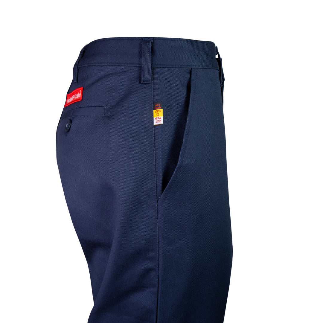 Shelter Jaguar FR Pants with CAT 2, 88/12 Cotton-Nylon, NFPA & ASTM Certified Workwear - 12 CAL, Navy
