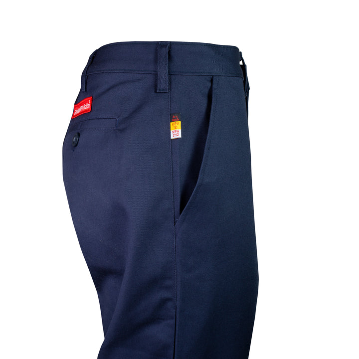 Shelter Jaguar FR Pants with CAT 2, 88/12 Cotton-Nylon, NFPA & ASTM Certified Workwear - 12 CAL, Navy