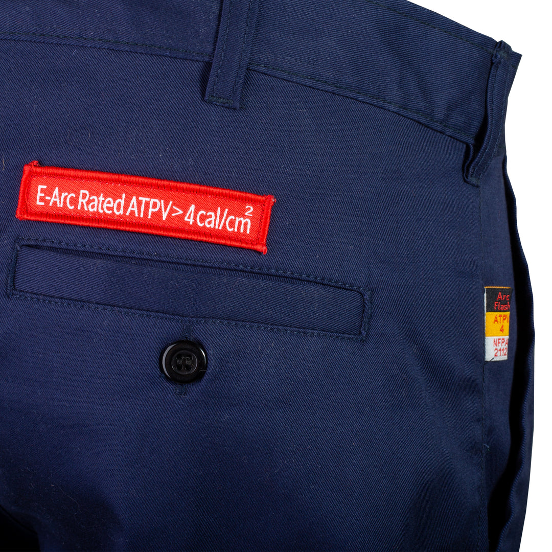 Shelter Panda 201 FR 4 CAL/cm² Arc Flash Protection Pant 99% Cotton, 1% Antistatic, NFPA 2112, ASTM F1959