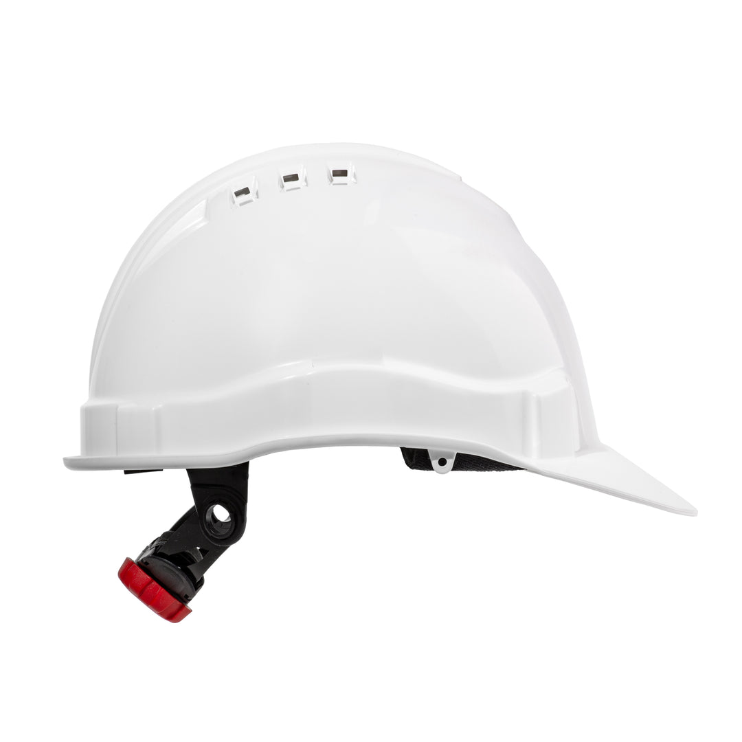 Shelter SH-F0101 Industrial Safety Helmet with Adjustable Size, Hard Hat for Construction & Worksite Protection - Vented