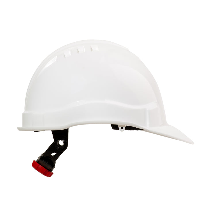 Shelter SH-F0100 Industrial Safety Helmet HDPE Protective Hard Hat Non-Vented with Adjustable Chin Strap for Construction Sites, Industrial Work, Engineering Projects, and Outdoor Work
