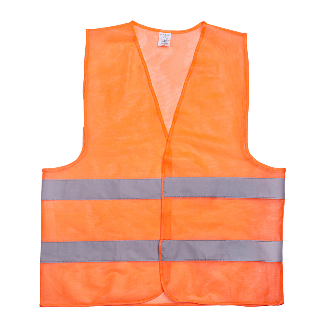 Shelter SH-V1011 High-Visibility Safety Vest 100% Polyester (60+5 GSM) with 5cm Reflective Tape & Velcro Closure
