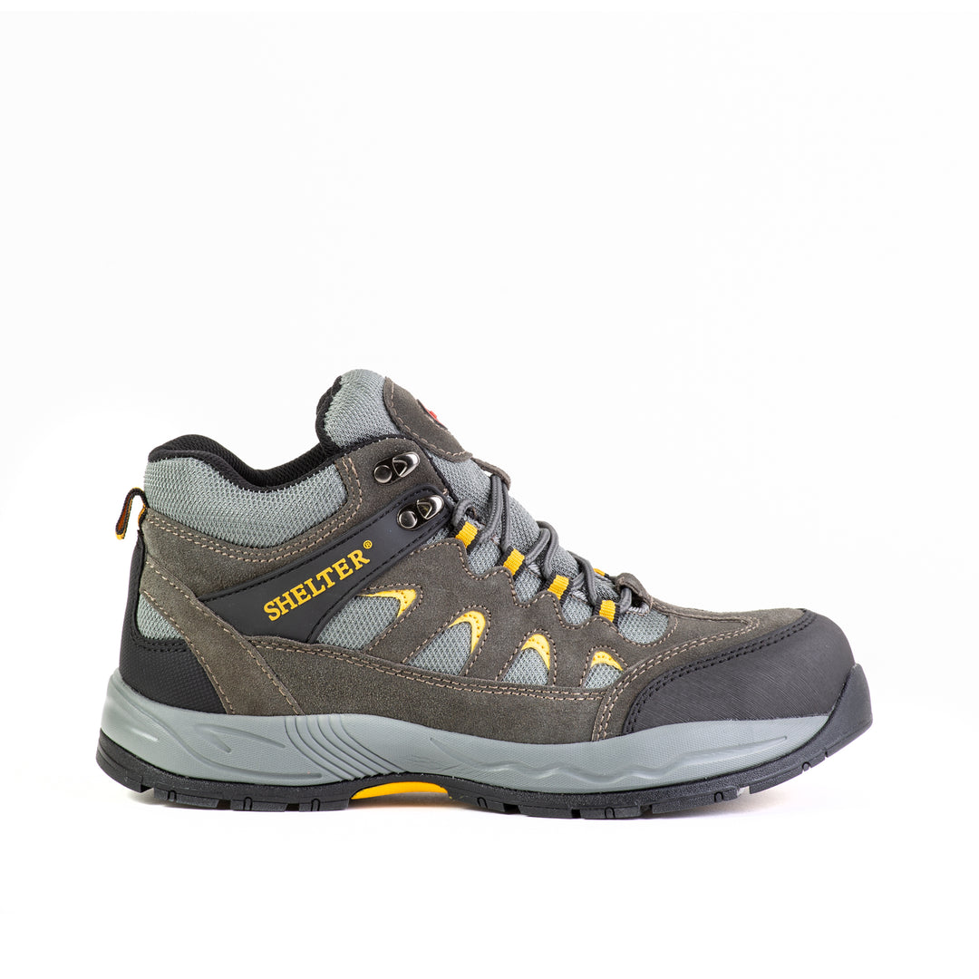 Shelter SH307 Industrial Safety Shoes with Steel Toe and Cow Split Leather