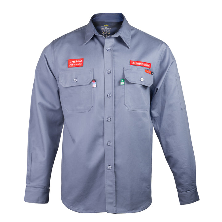 Shelter Leopard 600 FR CAT 2 Shirt with 100% Cotton and ATPV 8 CAL, NFPA 70E & ASTM Certified Workwear