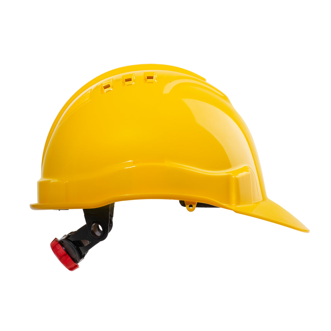 Shelter SH-F0101 Industrial Safety Helmet with Adjustable Size, Hard Hat for Construction & Worksite Protection - Vented