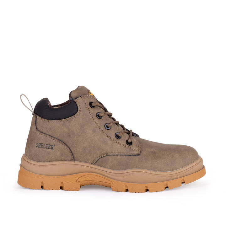 SHELTER SH-690 Industrial Safety Shoes with Flyknit Upper, Rubber Sole, Composite Toe Cap, Durable Mesh Lining