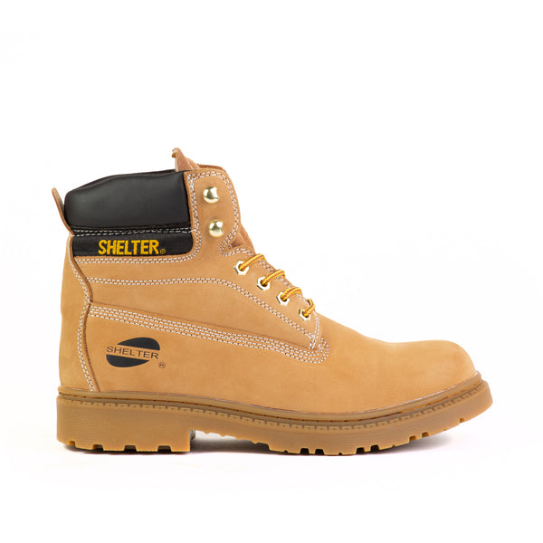 Shelter SH590 Industrial Safety Shoes for Men Lightweight Steel Toe Safety Shoes Comfortable and Anti Puncture