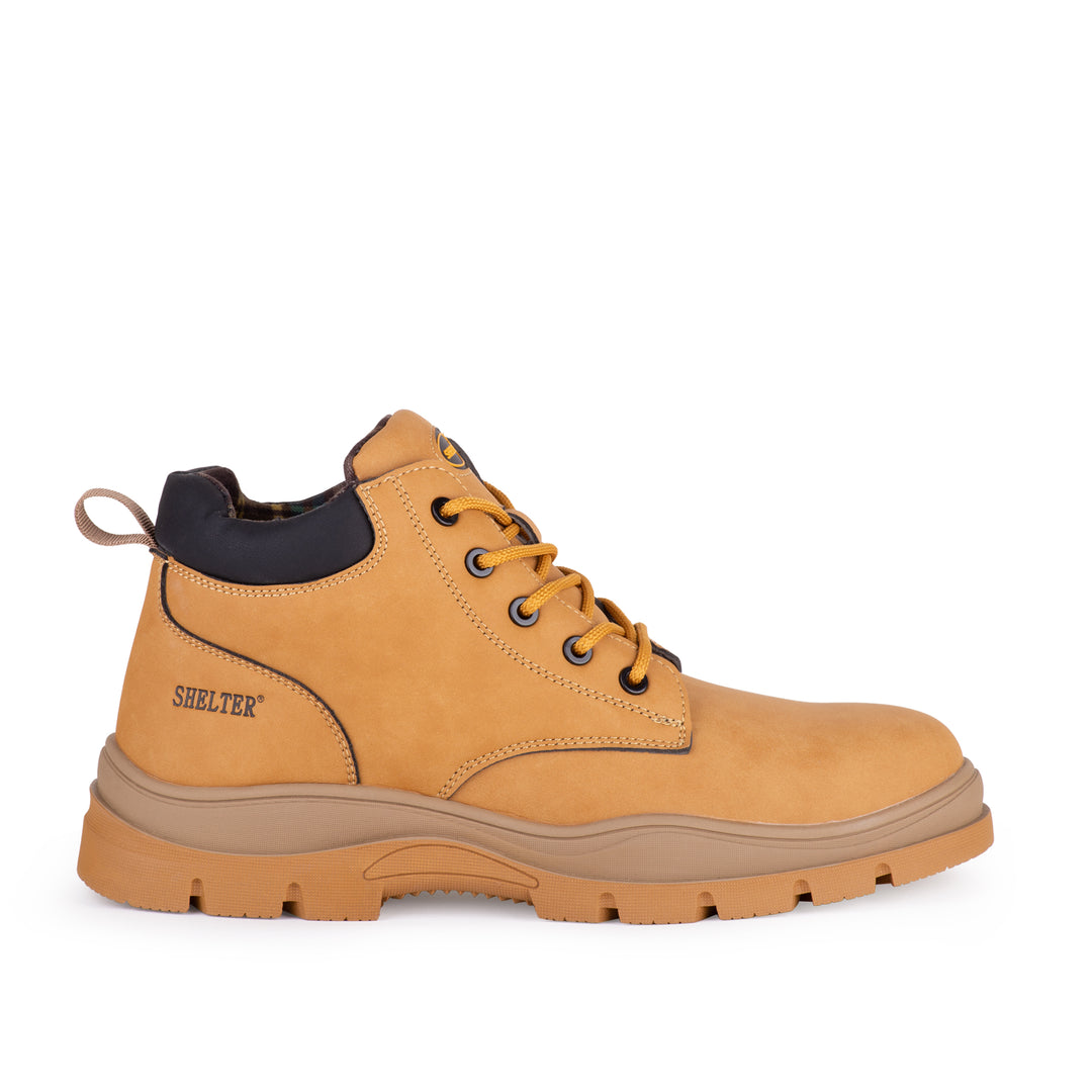 SHELTER SH-690 Industrial Safety Shoes with Flyknit Upper, Rubber Sole, Composite Toe Cap, Durable Mesh Lining