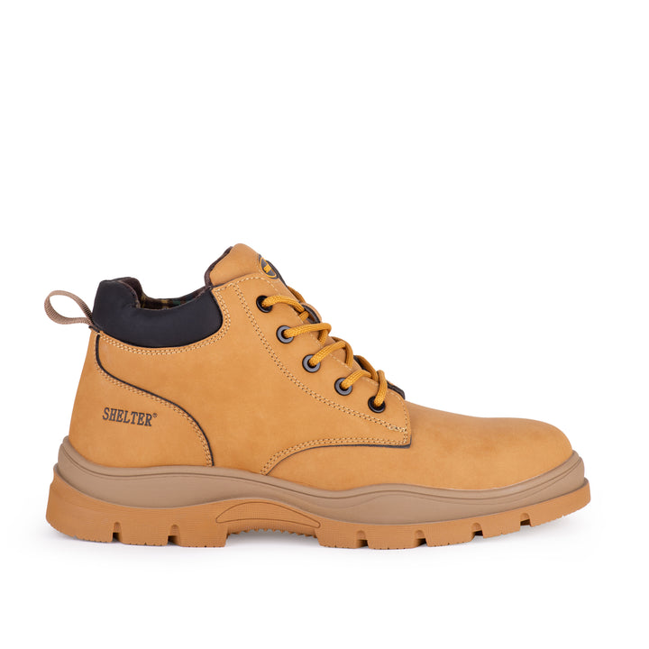 SHELTER SH-690 Industrial Safety Shoes with Flyknit Upper, Rubber Sole, Composite Toe Cap, Durable Mesh Lining