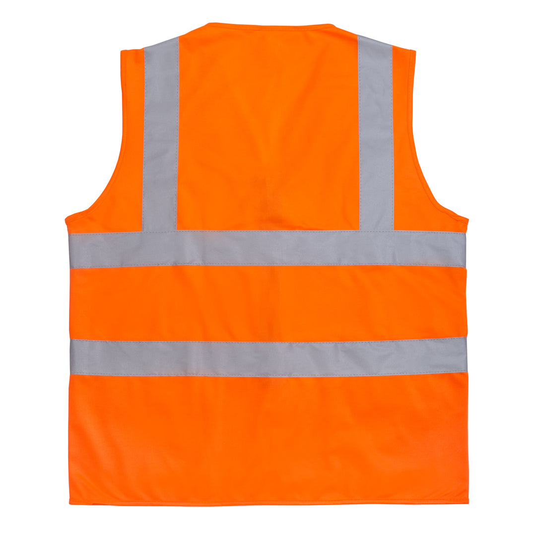 Shelter SH-V1100 High Visibility Safety Vest Reflective Tape, EN471 Class 2 Compliant, Workwear for Construction & Road Safety