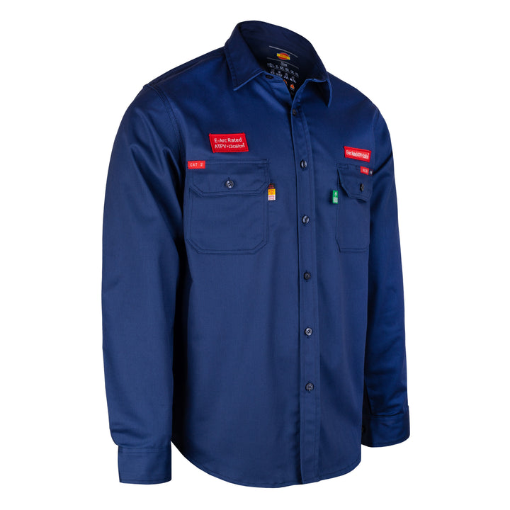 Shelter Jaguar 12 CAL FR Shirt with CAT 2, 88/12 Cotton-Nylon, NFPA 70E and NFPA 2112 Certified