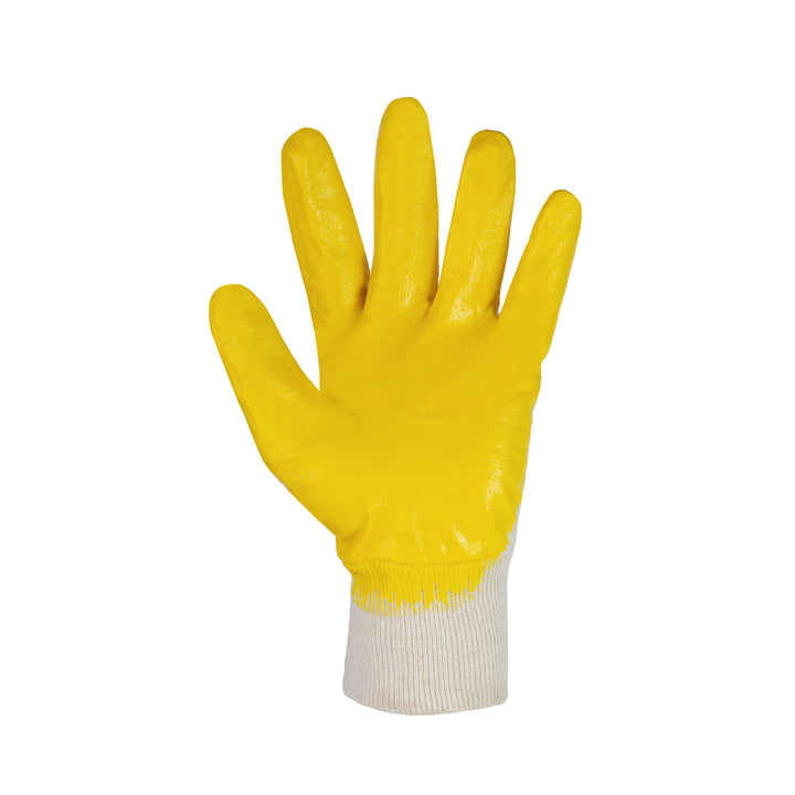 Shelter Solid HG5525 Interlock Cotton Knitted Wrist Gloves - Yellow