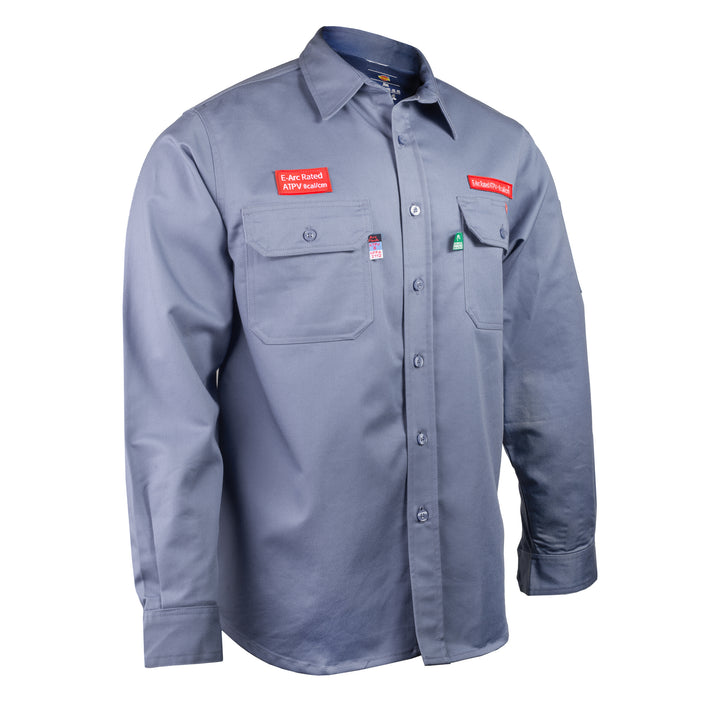 Shelter Leopard 600 FR CAT 2 Shirt with 100% Cotton and ATPV 8 CAL, NFPA 70E & ASTM Certified Workwear
