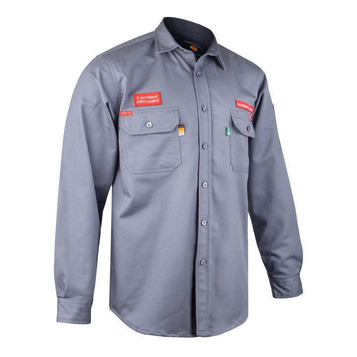 Shelter Jaguar 12 CAL FR Shirt with CAT 2, 88/12 Cotton-Nylon, NFPA 70E and NFPA 2112 Certified