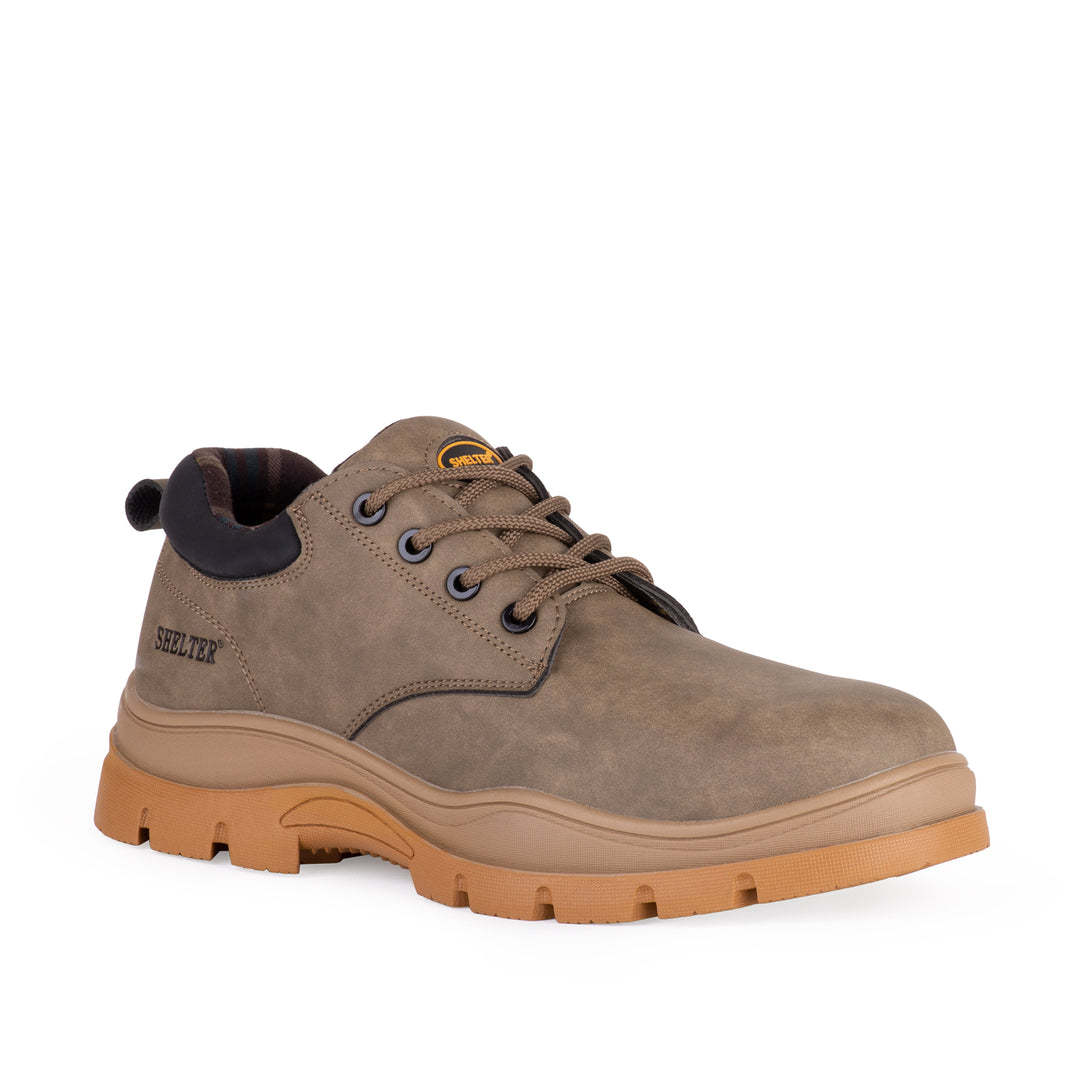 SHELTER SH-691 Lightweight Safety Shoes with Flyknit Upper, Rubber Sole, Composite Toe Cap, Breathable Mesh Lining