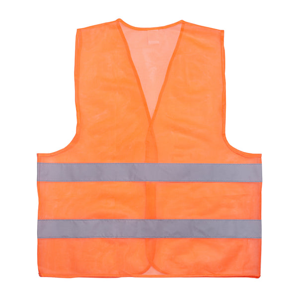 Shelter SH-V1011 High-Visibility Safety Vest 100% Polyester (60+5 GSM) with 5cm Reflective Tape & Velcro Closure