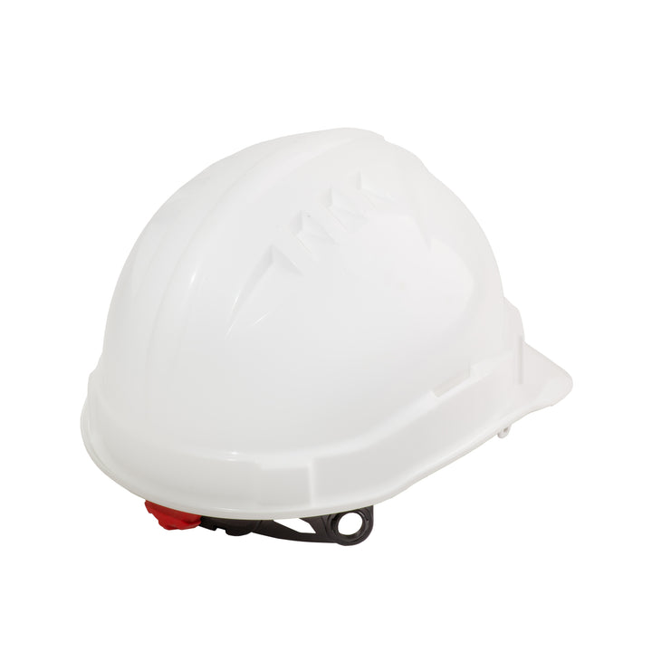 Shelter SH-F0100 Industrial Safety Helmet HDPE Protective Hard Hat Non-Vented with Adjustable Chin Strap for Construction Sites, Industrial Work, Engineering Projects, and Outdoor Work