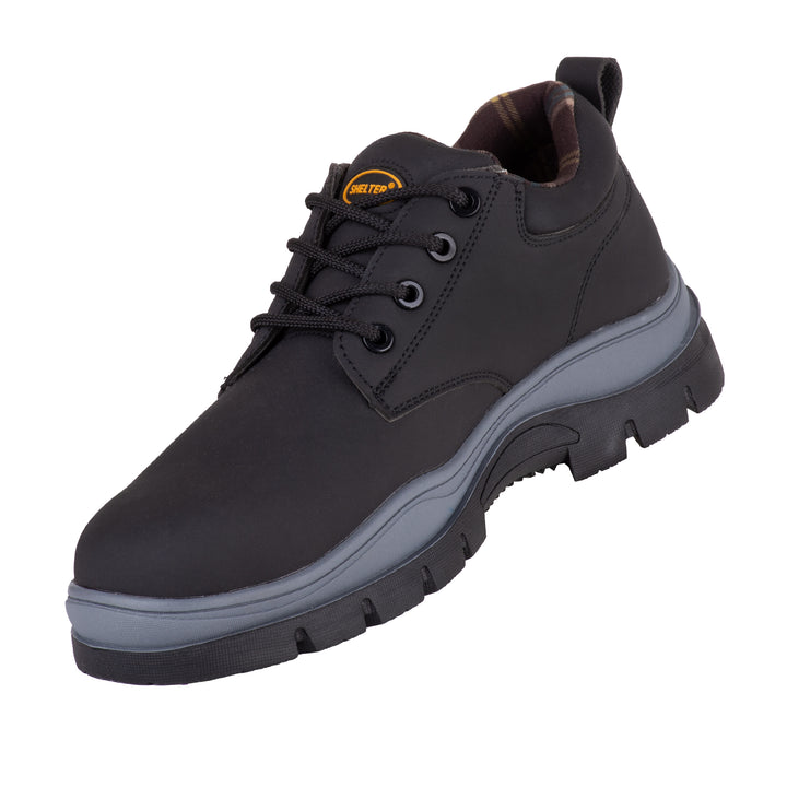 SHELTER SH-691 Lightweight Safety Shoes with Flyknit Upper, Rubber Sole, Composite Toe Cap, Breathable Mesh Lining