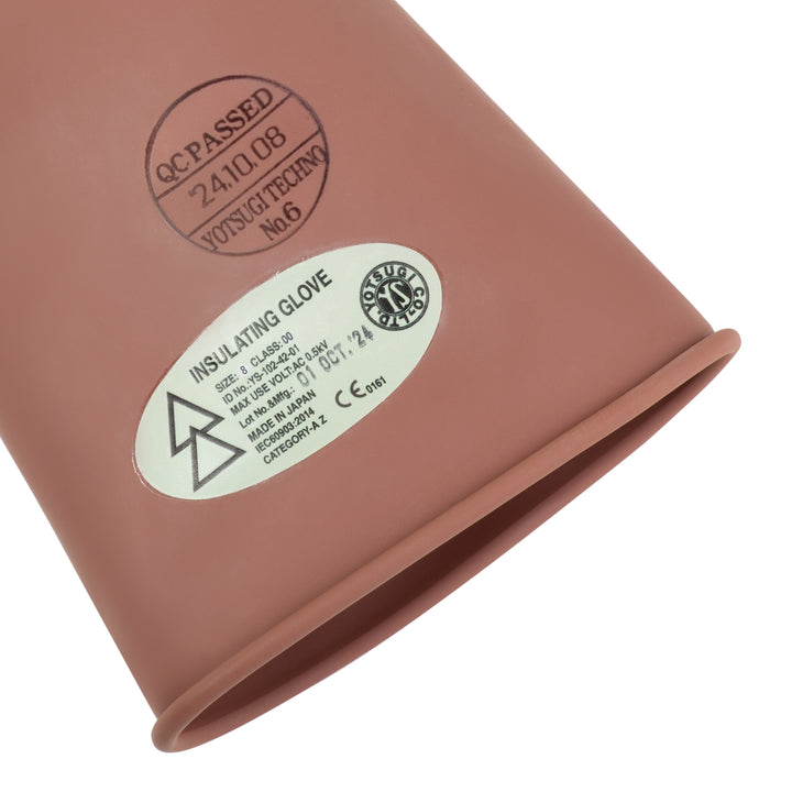 YOTSUGI Electrical Insulating Gloves IEC 60903 - Class 00