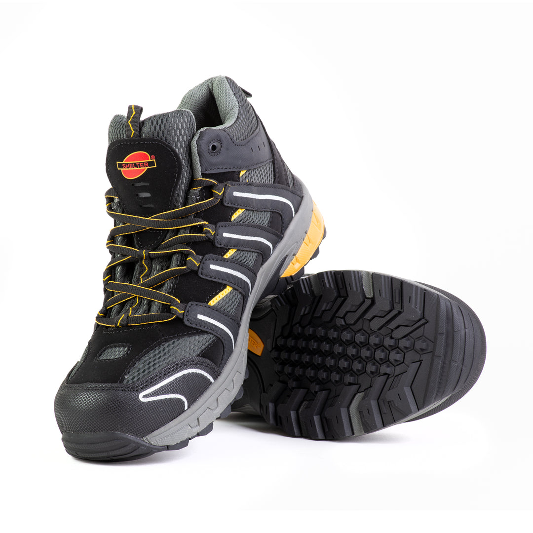 Shelter SH1022 Safety Shoes with EVA/Rubber Sole and Steel Toe Cap