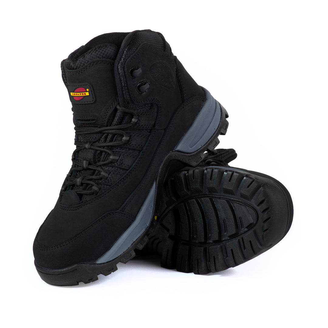 Shelter SH900 Industrial Safety Shoes Lightweight Nubuck Upper with Composite Toe and Kevlar Anti-Puncture Insole