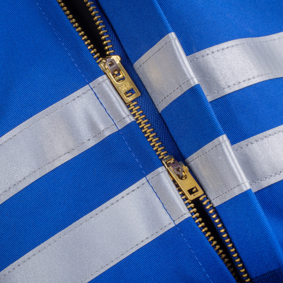 Shelter Leopard 600 FR 8 CAL ATPV Coverall with CAT 2, 100% Cotton, 1” Reflective Tape, NFPA & ASTM Certified