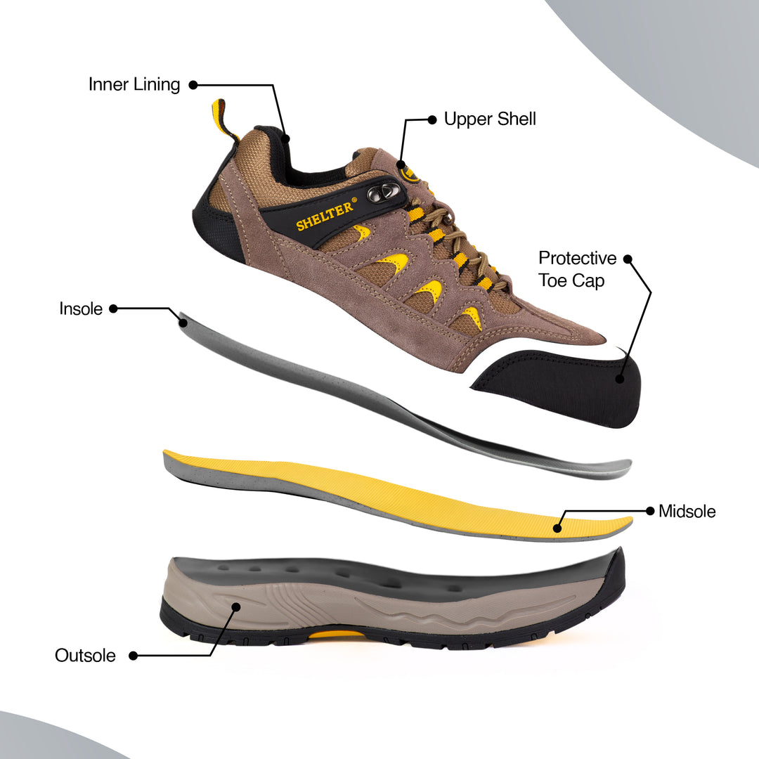 Shelter SH311 Industrial Safety Shoes with Steel Toe