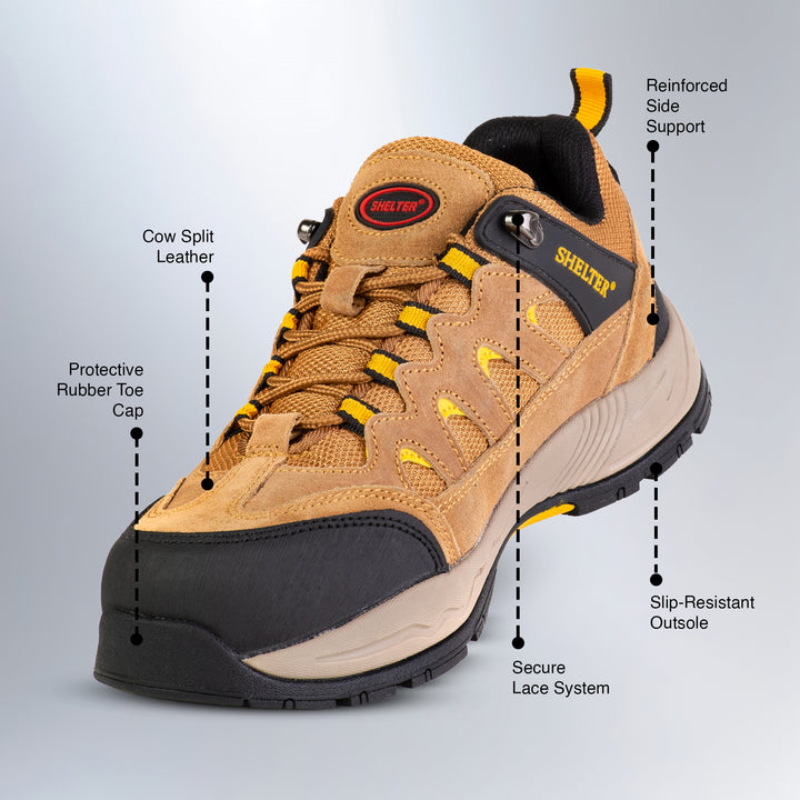 Shelter SH306 Industrial Safety Shoes with EVA-Rubber Sole and Steel Toe