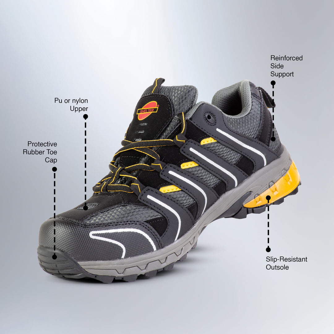 Shelter SH1021 Industrial Safety Shoes with Steel Toe Cap