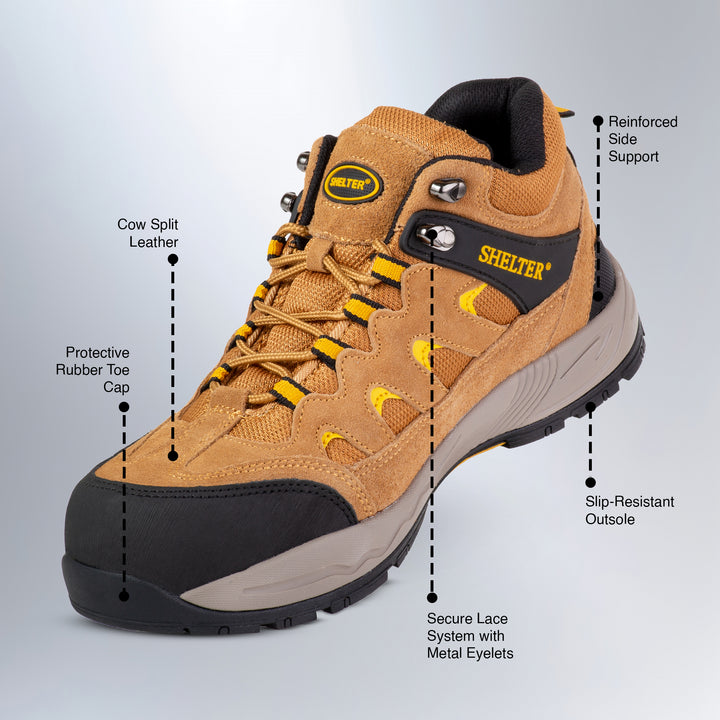 Shelter SH312 Industrial Safety Shoes with Steel Toe