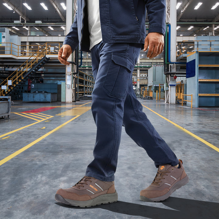 Shelter SH68 Industrial Safety Shoes with Steel Toe and EVA/Rubber Sole