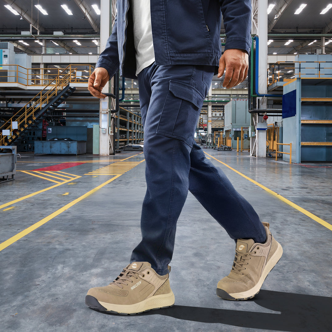 Shelter SH69 Industrial Safety Shoes with Steel Toe and EVA/Rubber Sole