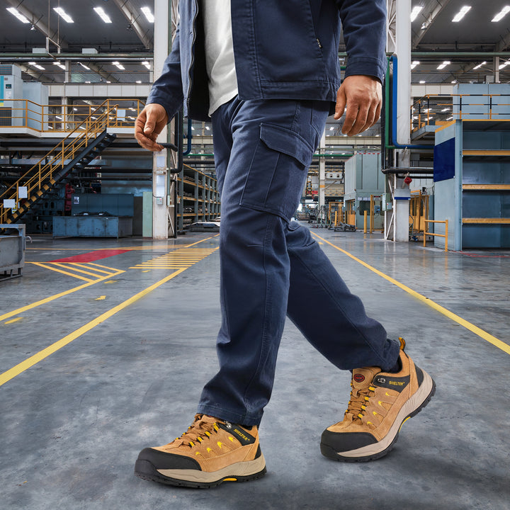 Shelter SH306 Industrial Safety Shoes with EVA-Rubber Sole and Steel Toe