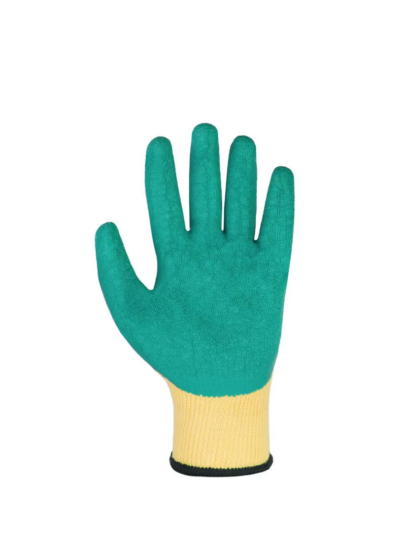 Shelter Goflex HG5225 Knitted Gloves with Green Latex Coating