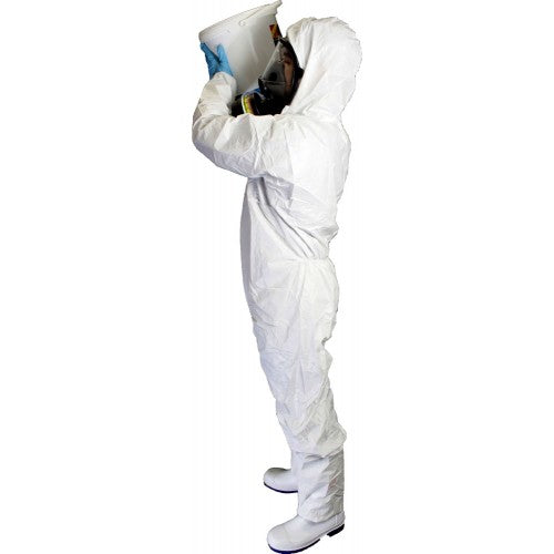 Chemsplash Eka 55 Chemical Protection Coverall - Type 5B/6B, White